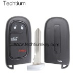 433Mhz 4A chip FCC:GQ4-54T keyless 3+1 button remote key for Dodge,Ram 2013-2017,Jeep 2014-2018